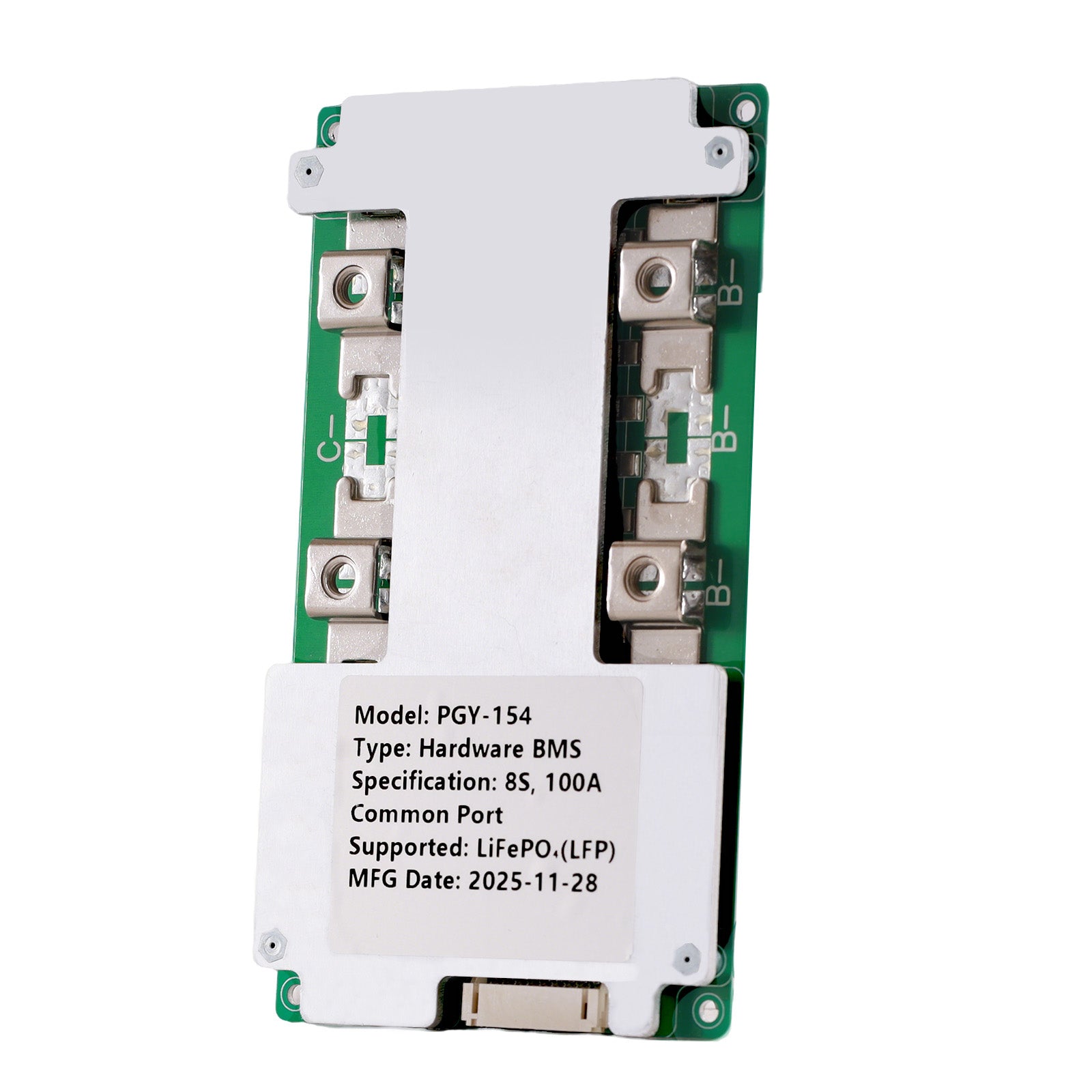 PGYBMS Hardware Protection Board PGY154 100A 6S 8S LiFePO4 Power Management & Protection Module