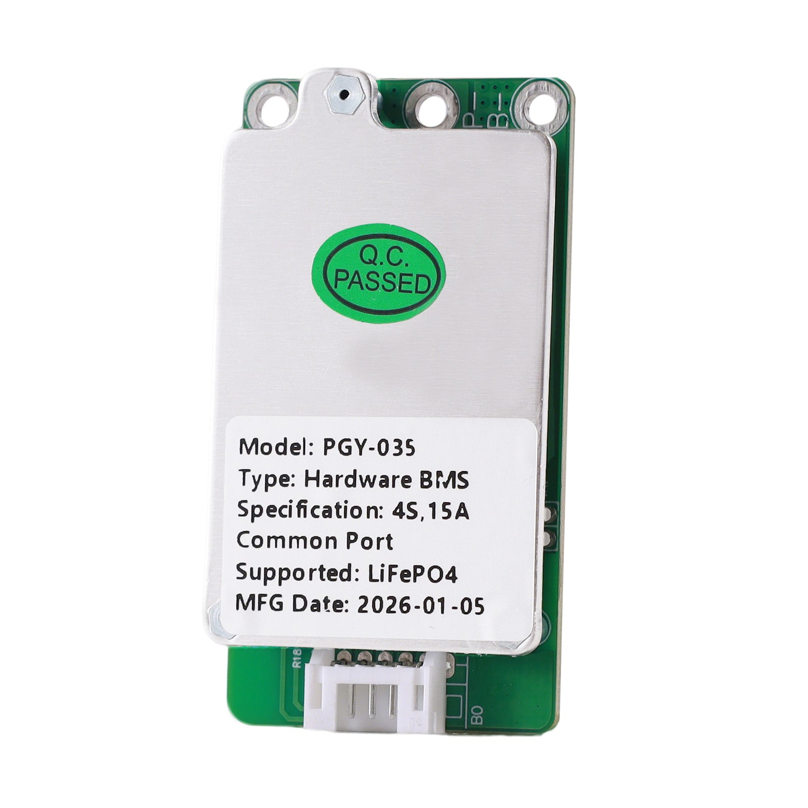 PGYBMS Hardware Protection Board PGY035 15A 4S LiFePO4 Power Management & Protection Module