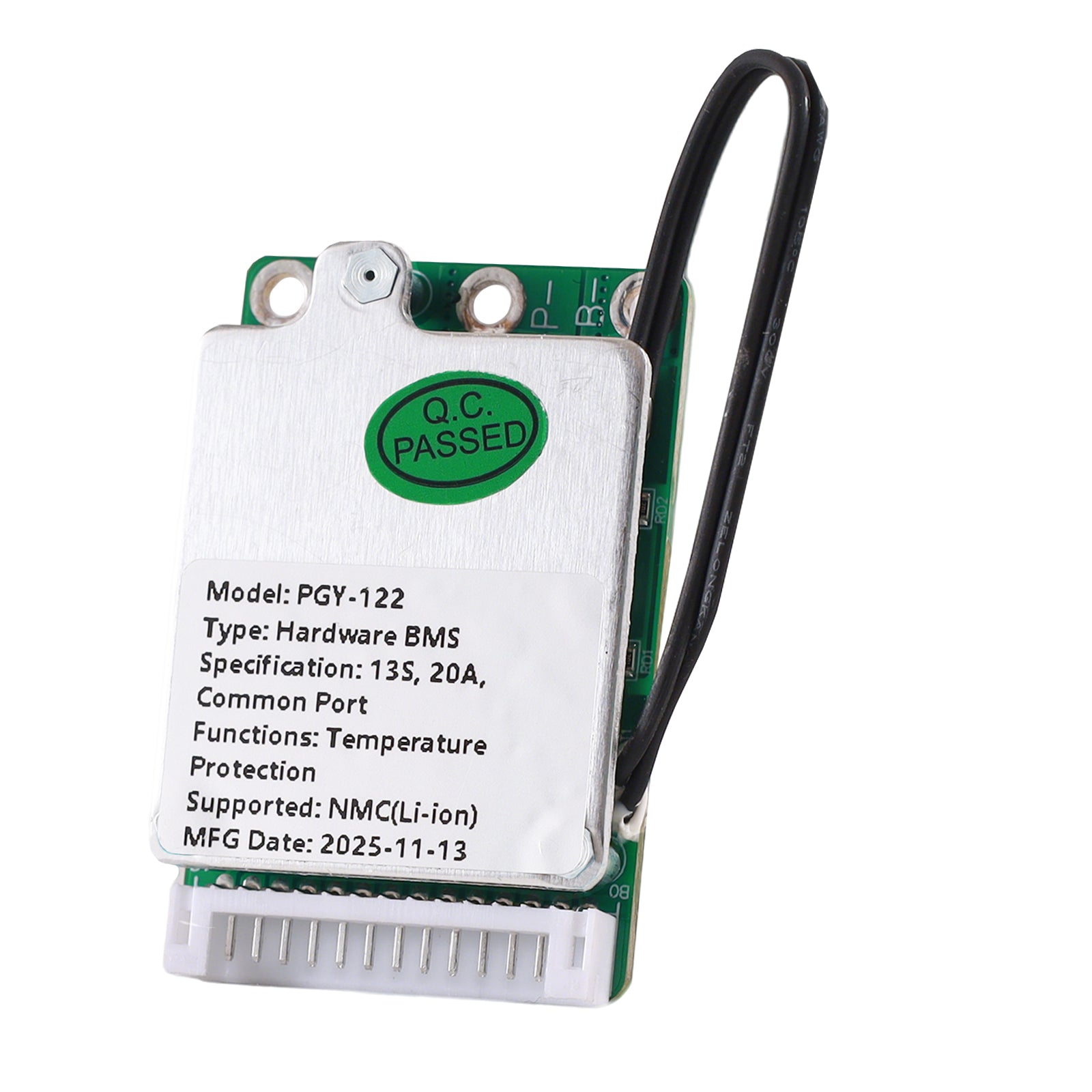 PGYBMS Hardware Protection Board PGY122 20A 13S Li-ion NMC Power Management & Protection Module