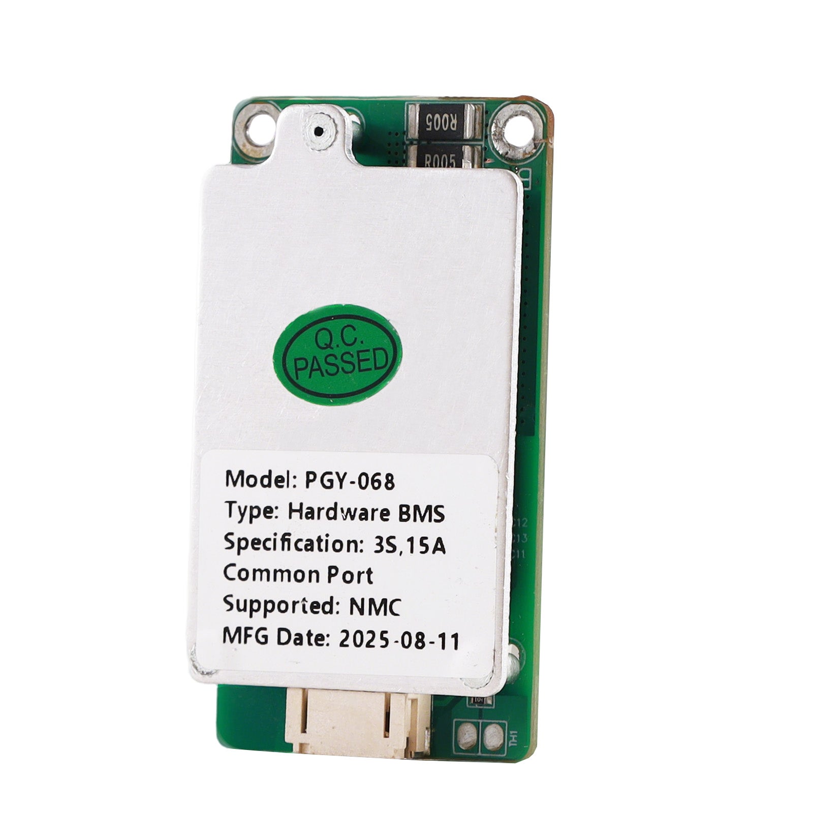 PGYBMS Hardware Protection Board PGY068 15A 3S Li-ion NMC Power Management & Protection Module