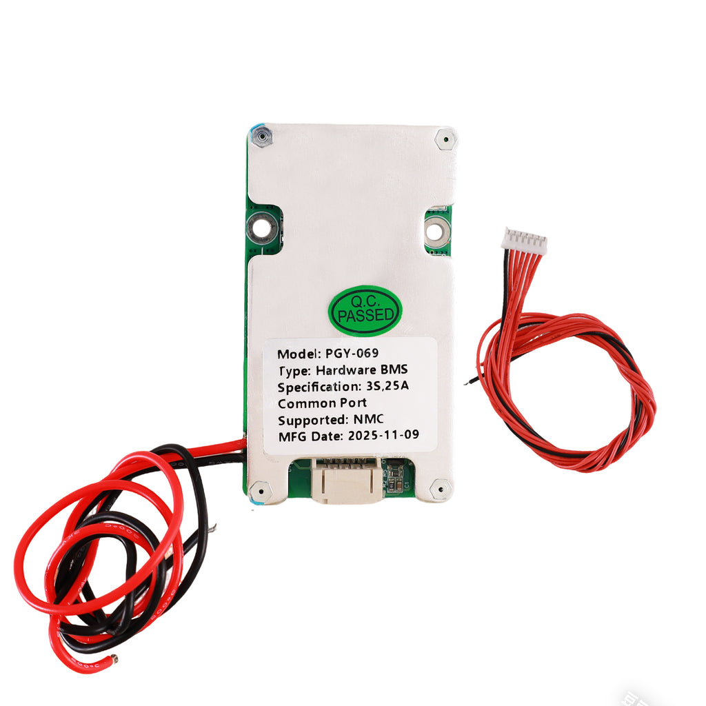 PGYBMS Hardware Protection Board PGY069 25A 3S Li-ion NMC Power Management & Protection Module