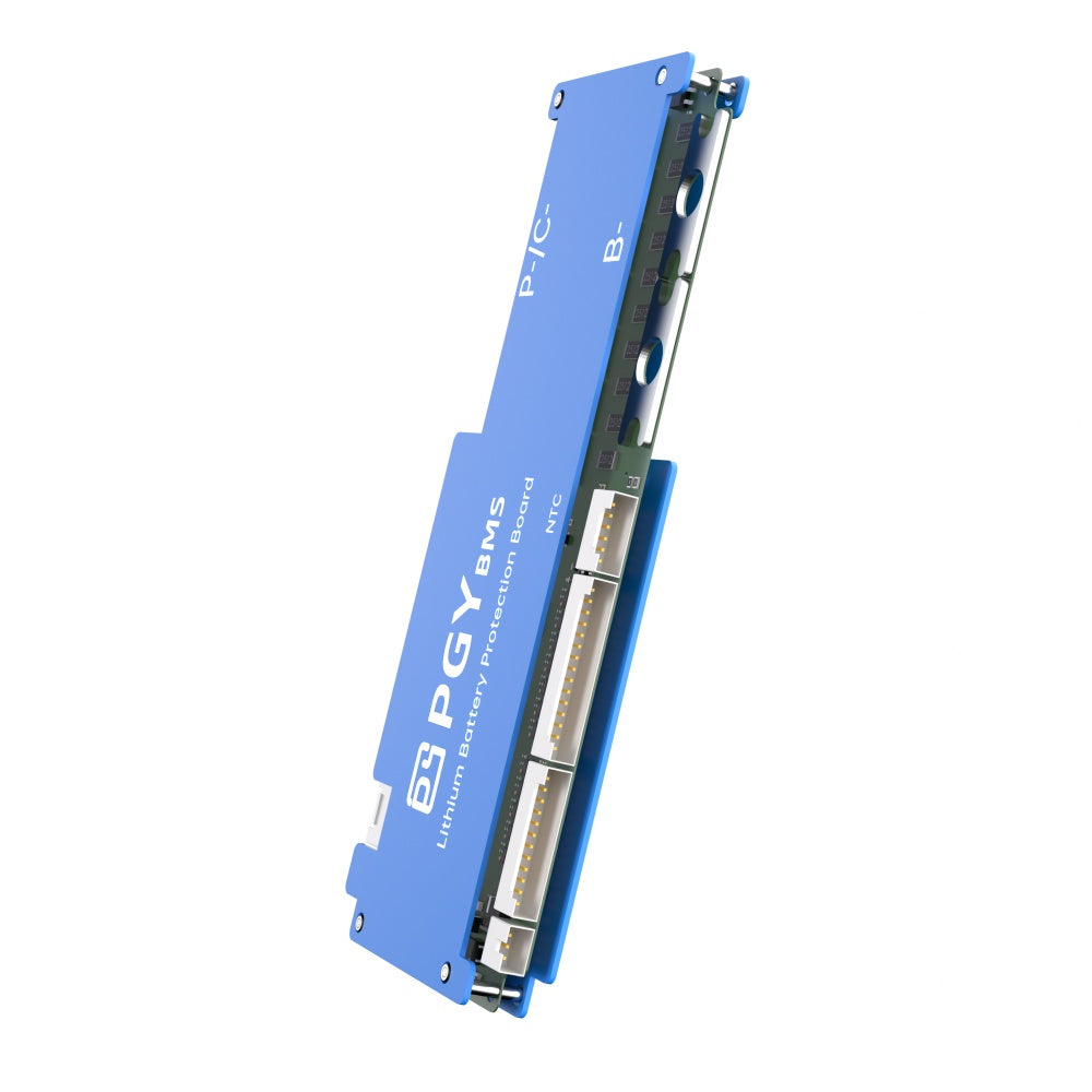 PGYBMS Protection Board Satin Blue for Lithium Battery Packs 8S–24S 40A–150A Battery Management and Protection Module (PGY157B)