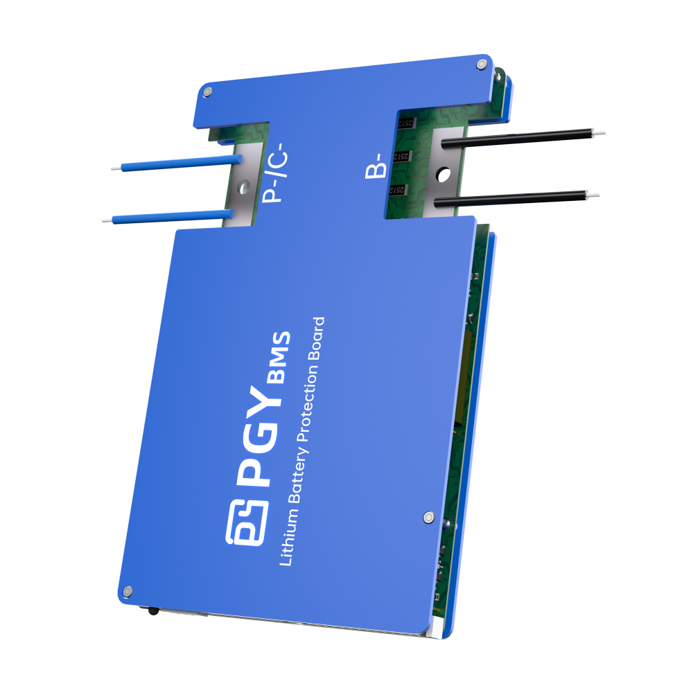 PGYBMS Smart Protection Board Satin Blue for Lithium Battery Packs 8S–24S, 40A–150A Battery Management & Protection Module (PGY141B)