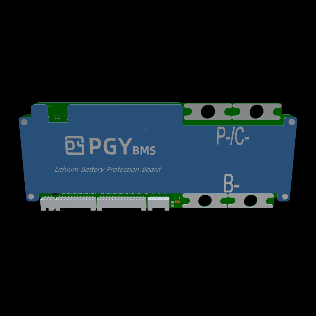 PGYBMS Protection Board Satin Blue for Lithium Battery Packs 8S–24S 40A–150A Battery Management and Protection Module (PGY157B)